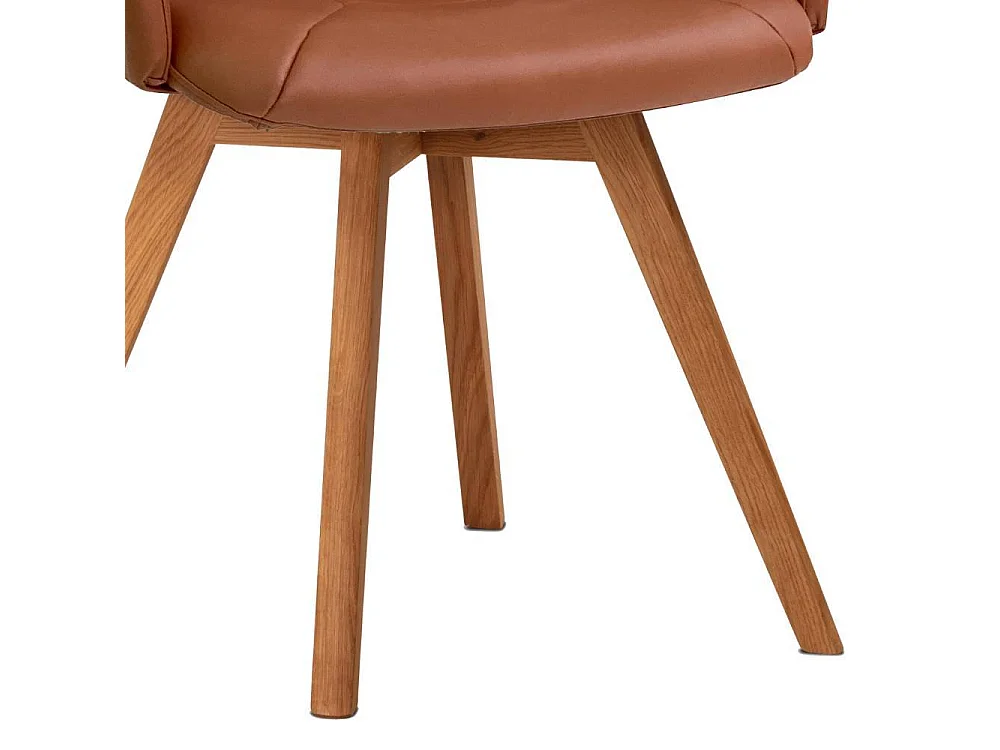 Esszimmerstuhl Polsterstuhl mit Gestell aus Massivholz und gepolsterter Rückenlehne