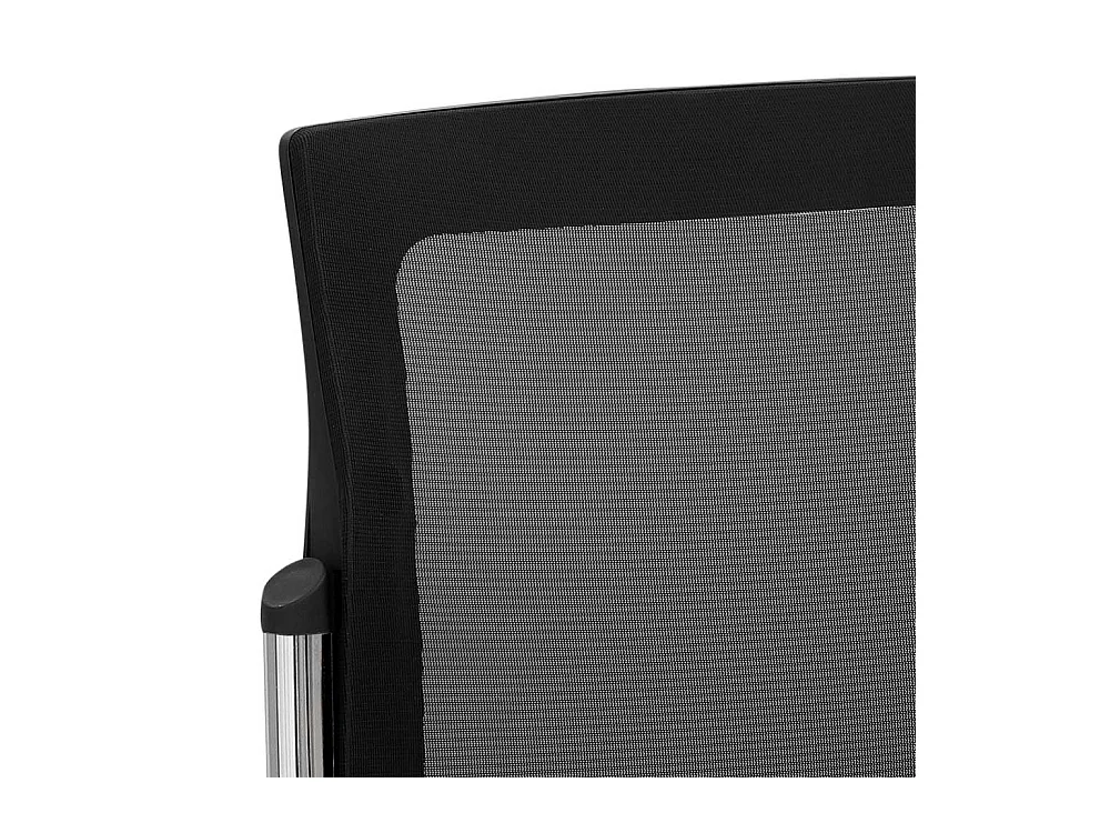 Objektstuhl in Schwarz & Grau Schwinggestell