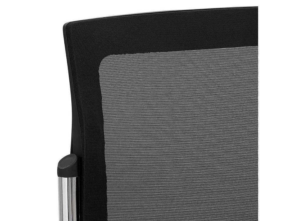 Objektstuhl in Schwarz & Grau Schwinggestell