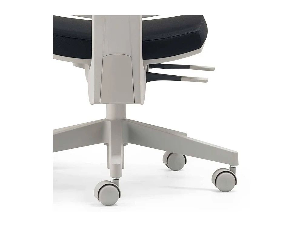 Schreibtisch Drehstuhl in Grün und Schwarz Meshrücken