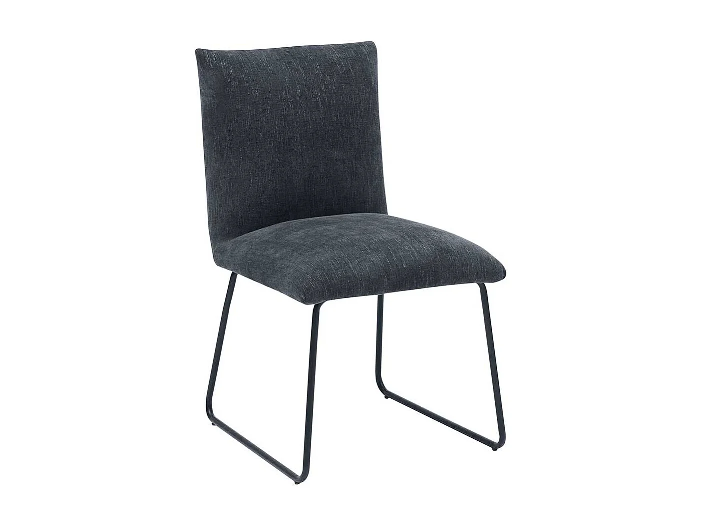 2 Stühle in Dunkelgrau und Schwarz Nosag Federung im Sitz (2er Set)