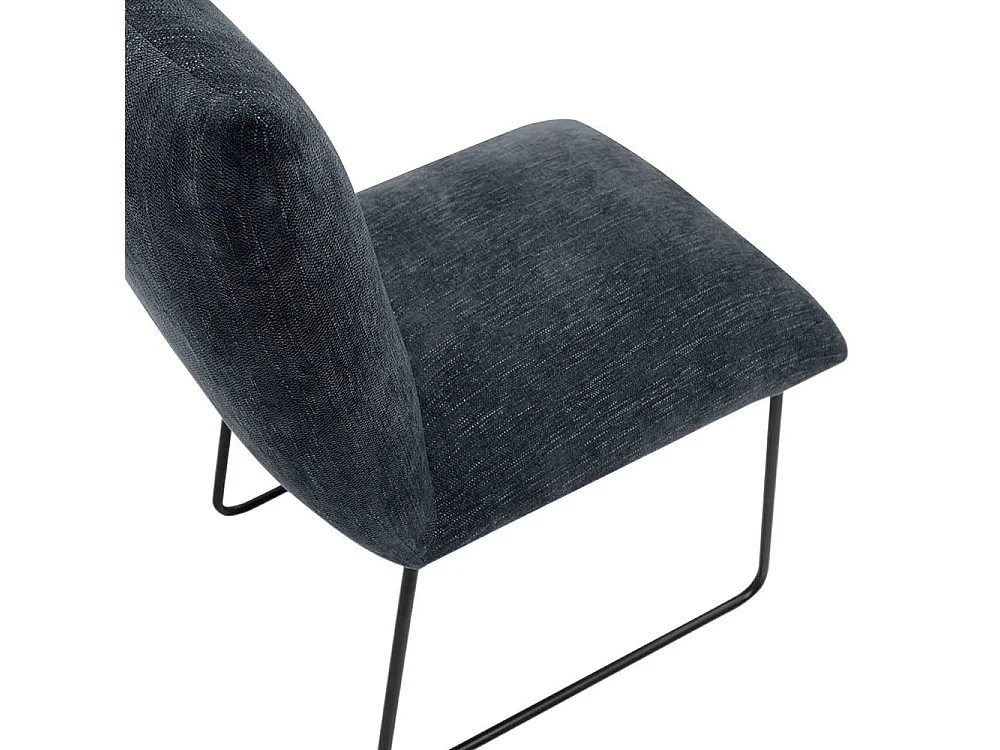 2 Stühle in Dunkelgrau und Schwarz Nosag Federung im Sitz (2er Set)