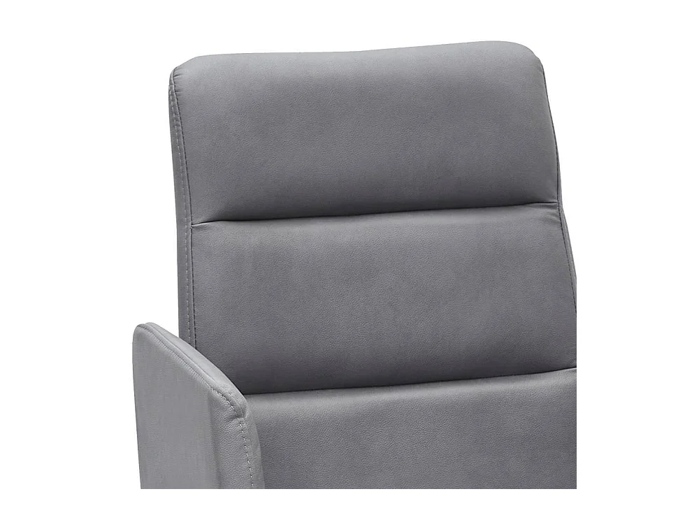 Armlehnstuhl Polsterstuhl aus Microfaser in modernem Design