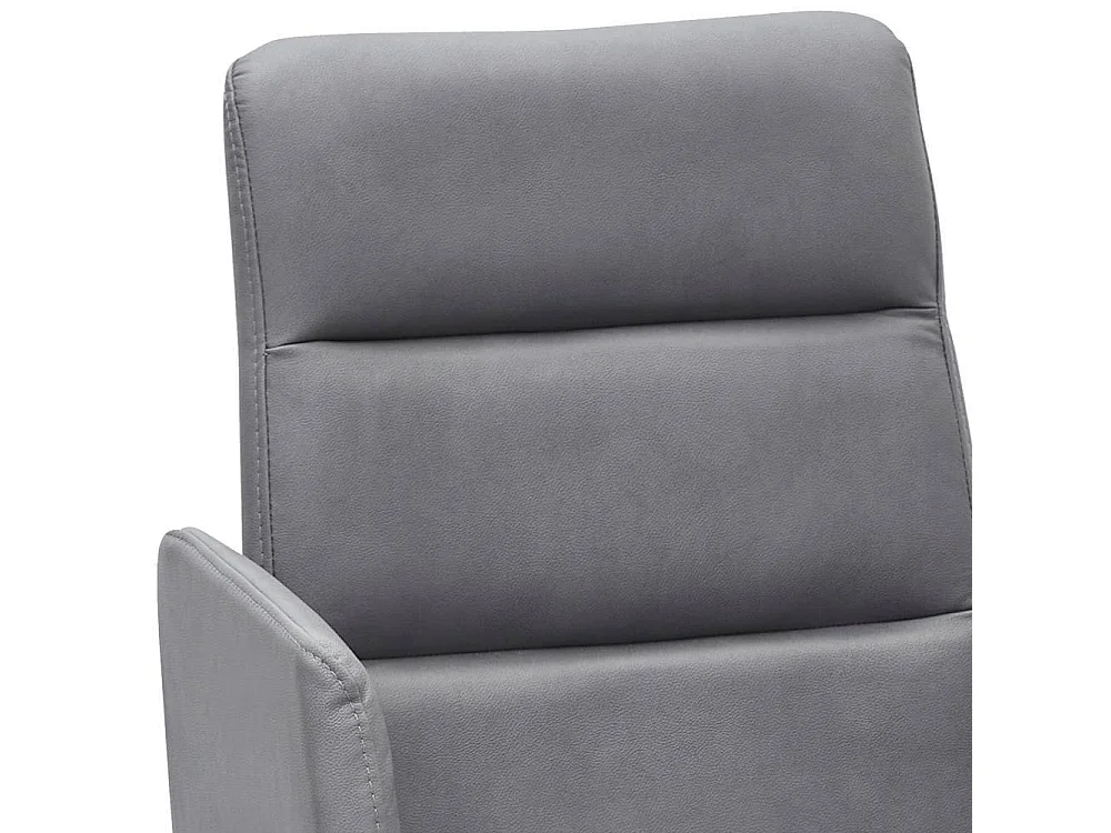 Armlehnstuhl Polsterstuhl aus Microfaser in modernem Design