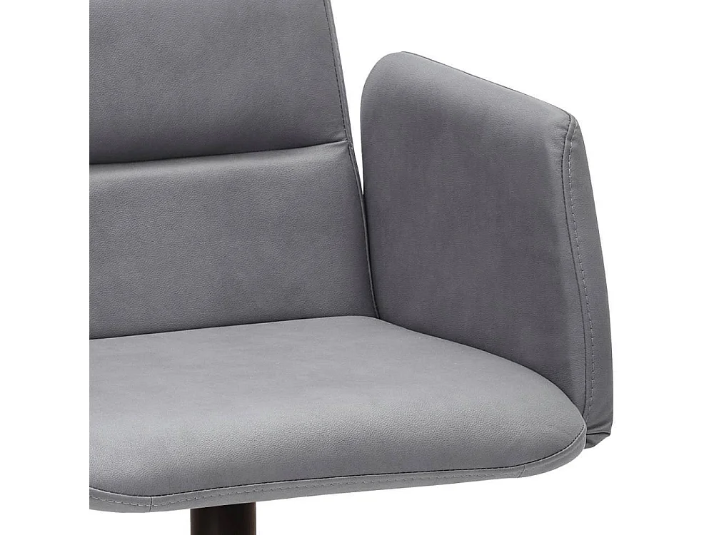 Armlehnstuhl Polsterstuhl aus Microfaser in modernem Design