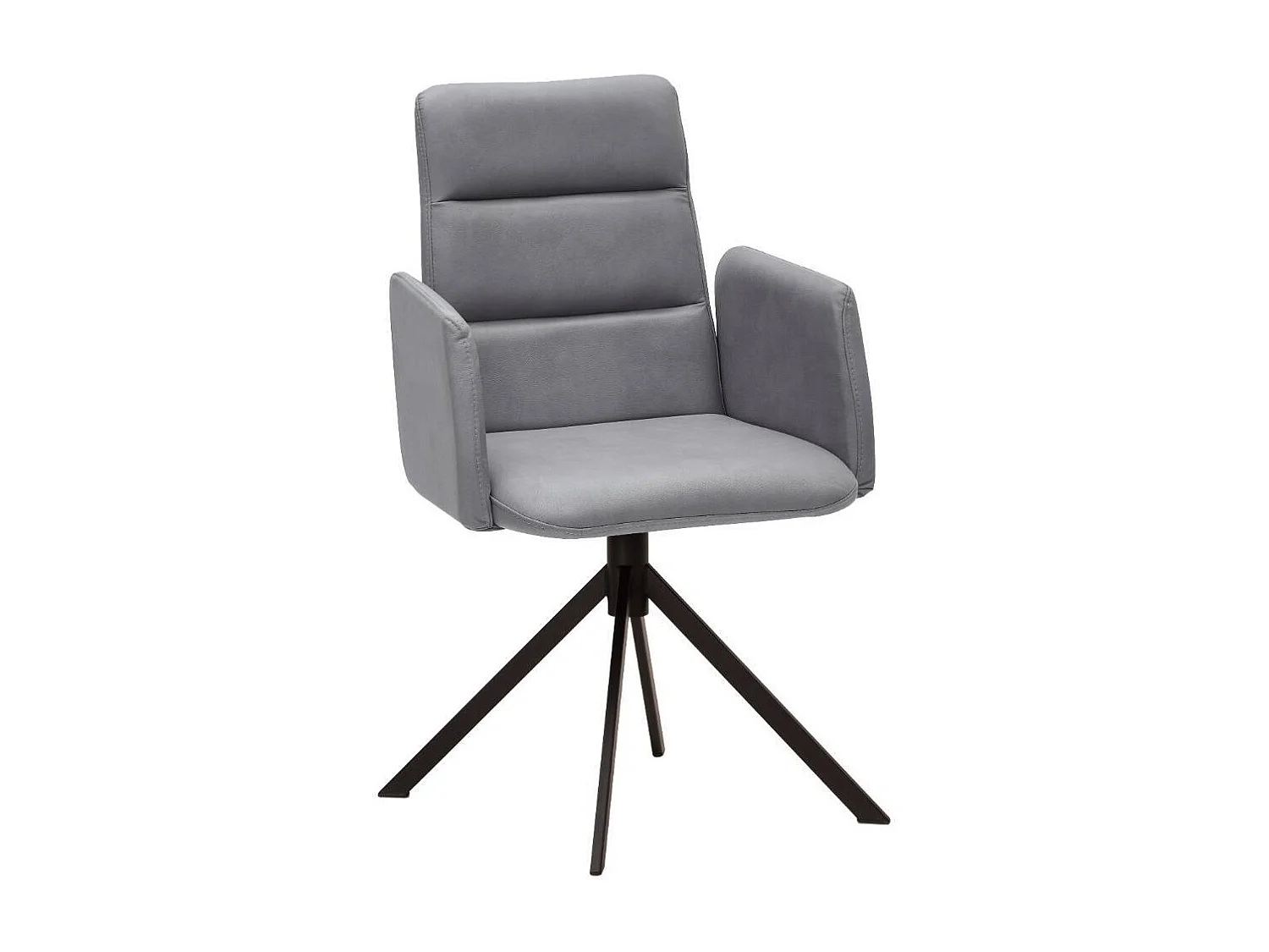 Armlehnstuhl Polsterstuhl aus Microfaser in modernem Design