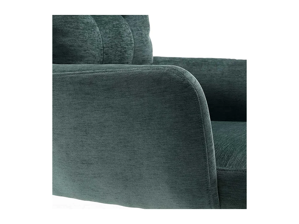 Polsterstuhl Esszimmer Stuhl Set in Grün und Eichefarben (2er Set)
