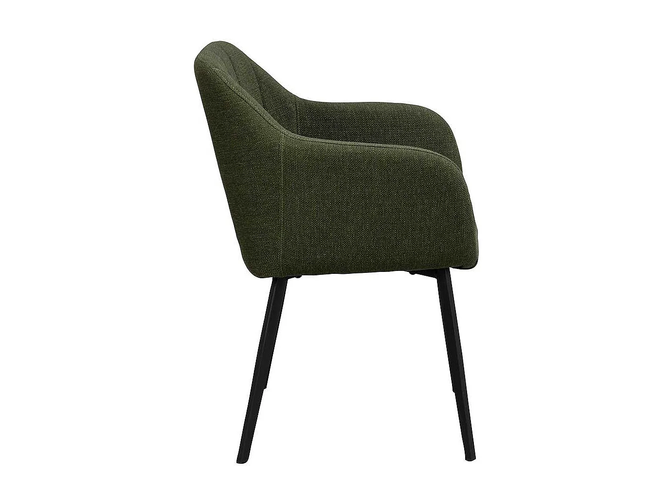 Küchenstühle in Dunkelgrün Armlehnen (2er Set)