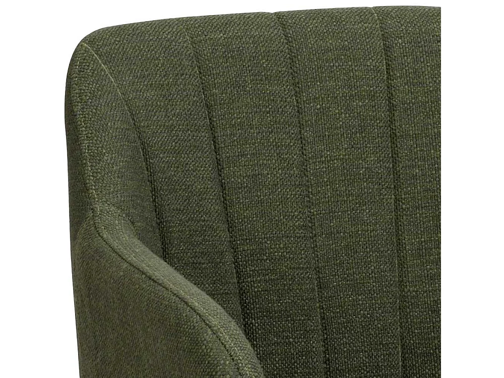 Küchenstühle in Dunkelgrün Armlehnen (2er Set)