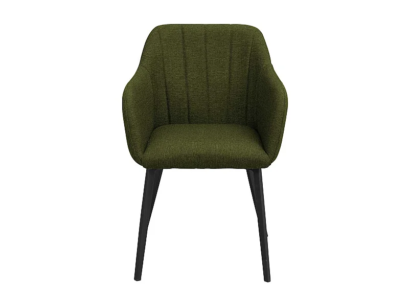 Küchenstühle in Dunkelgrün Armlehnen (2er Set)