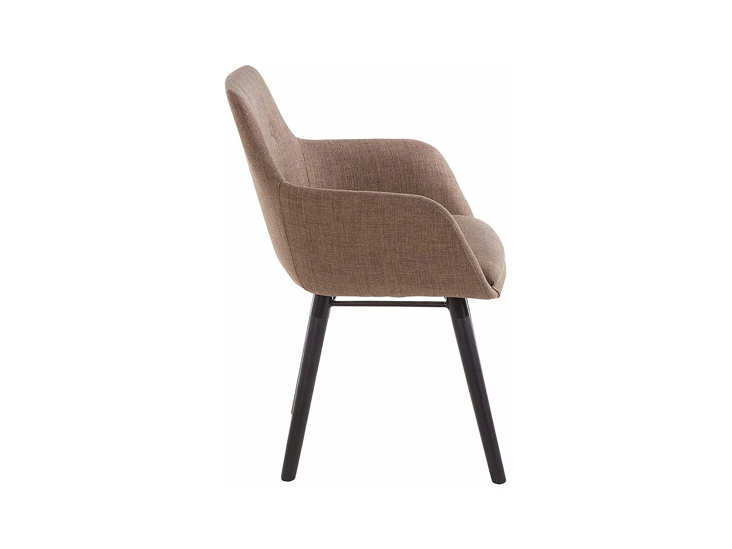 Esszimmerarmlehnstuhl Set in Hellbraun Schwarz (2er Set)