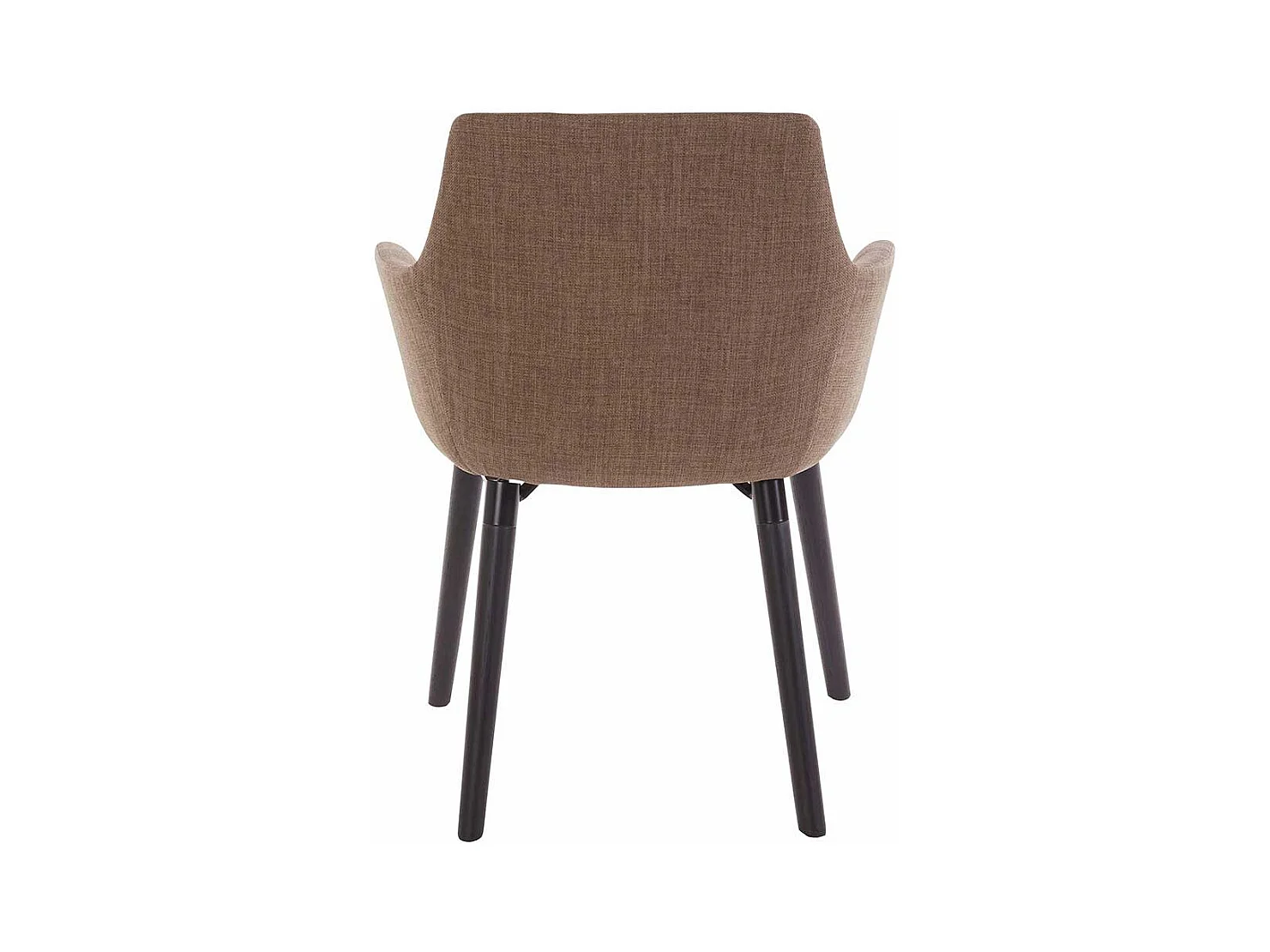 Esszimmerarmlehnstuhl Set in Hellbraun Schwarz (2er Set)