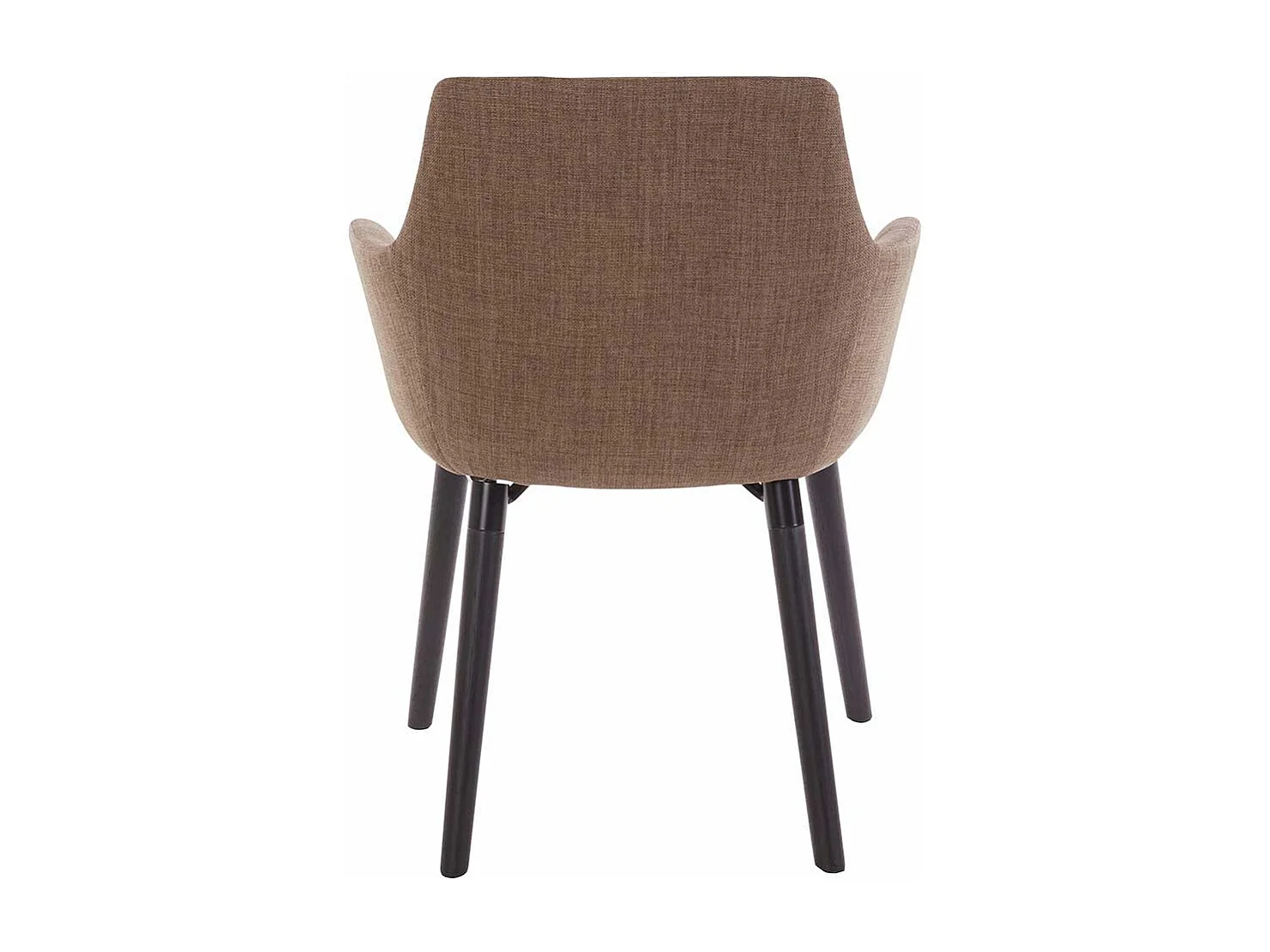 Esszimmerarmlehnstuhl Set in Hellbraun Schwarz (2er Set)