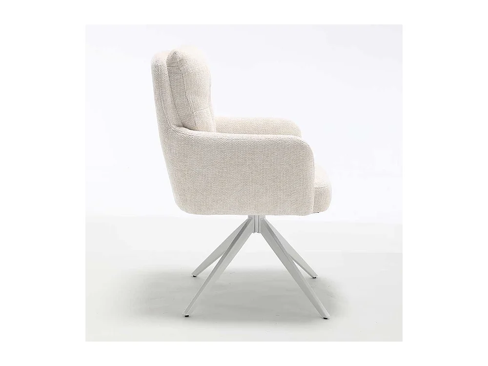 2 Stühle Stuhl Set aus Chenillegewebe mit Gestell aus Metall (2er Set)