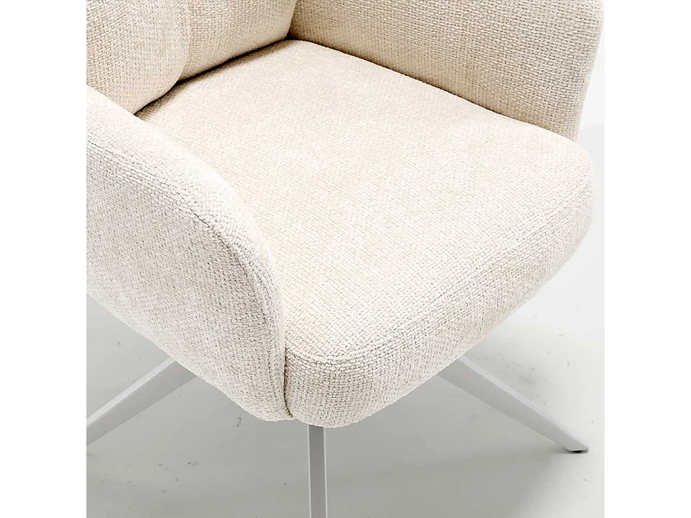 2 Stühle Stuhl Set aus Chenillegewebe mit Gestell aus Metall (2er Set)