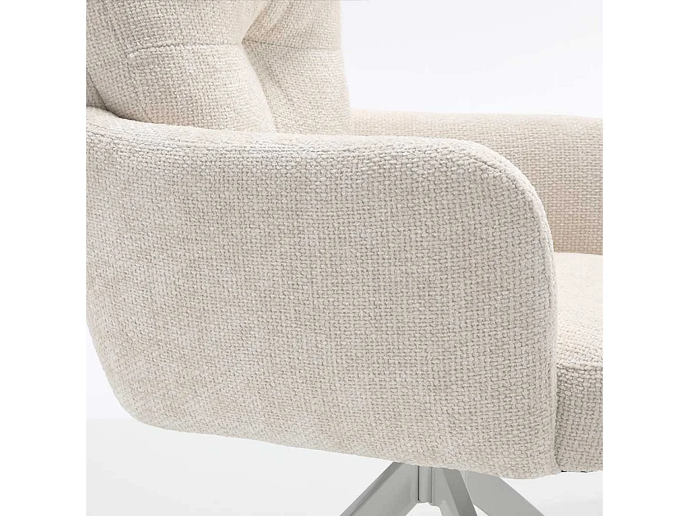 2 Stühle Stuhl Set aus Chenillegewebe mit Gestell aus Metall (2er Set)