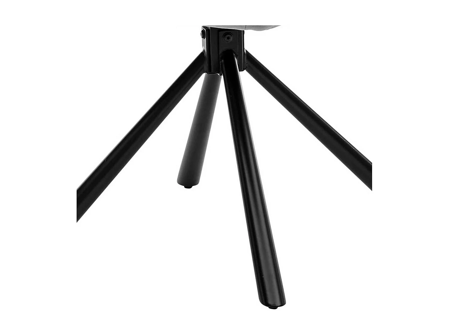 Samt Armlehner drehbar in Grau und Schwarz 50 cm Sitzhöhe (2er Set)