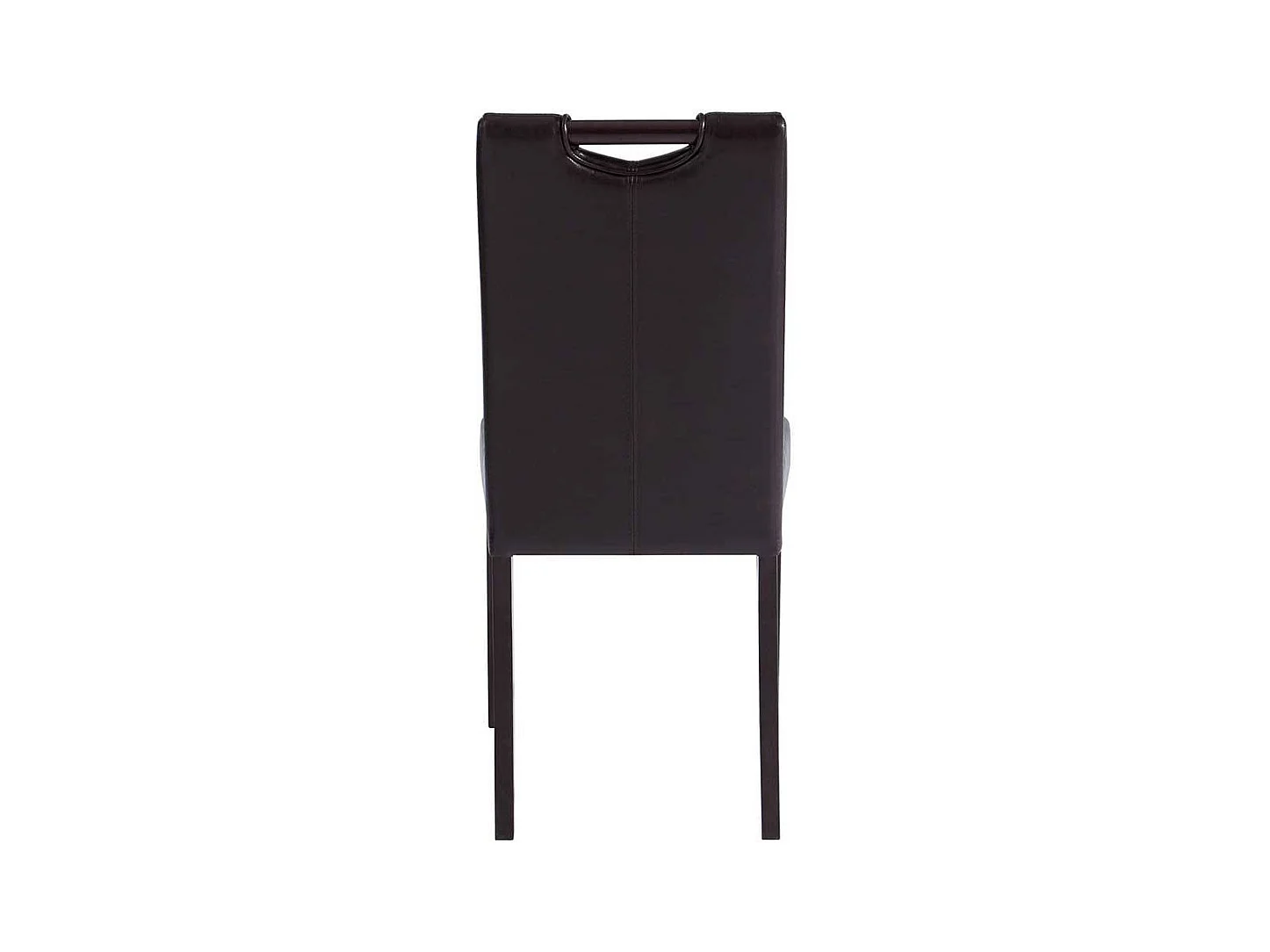 Stuhl Set Esszimmer aus Kunstleder Gestell aus Massivholz (2er Set)