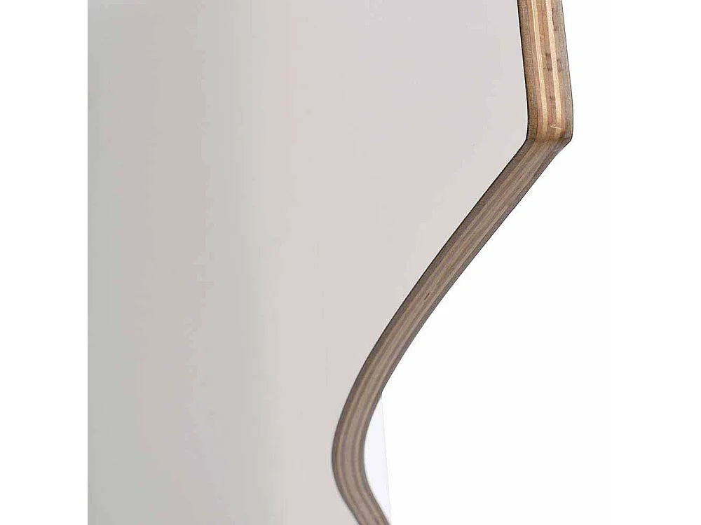 Design Esszimmerstuhl in Schwarz Weiß Holzbeine (2er Set)