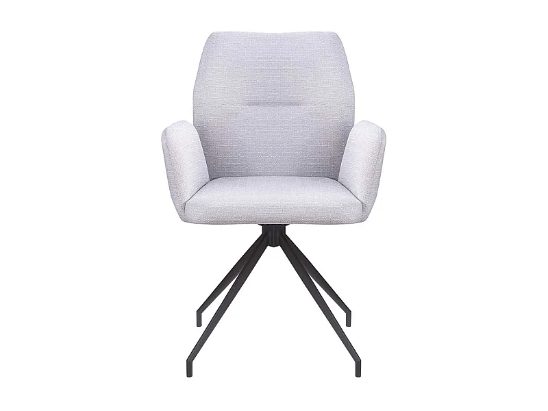 Polsterstuhl mit Armlehnen Strukturstoff