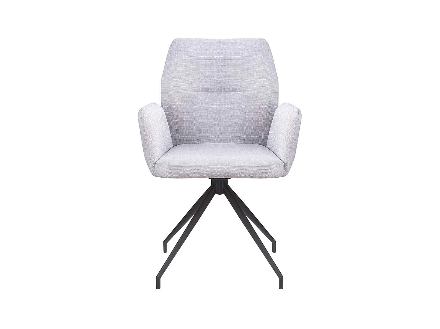 Polsterstuhl mit Armlehnen Strukturstoff