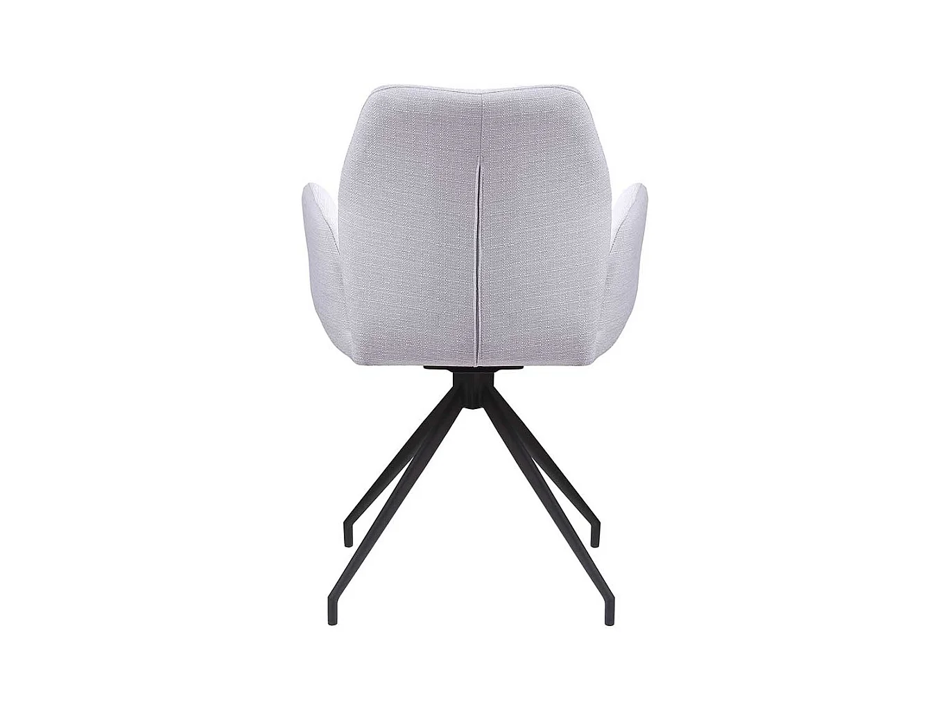 Polsterstuhl mit Armlehnen Strukturstoff