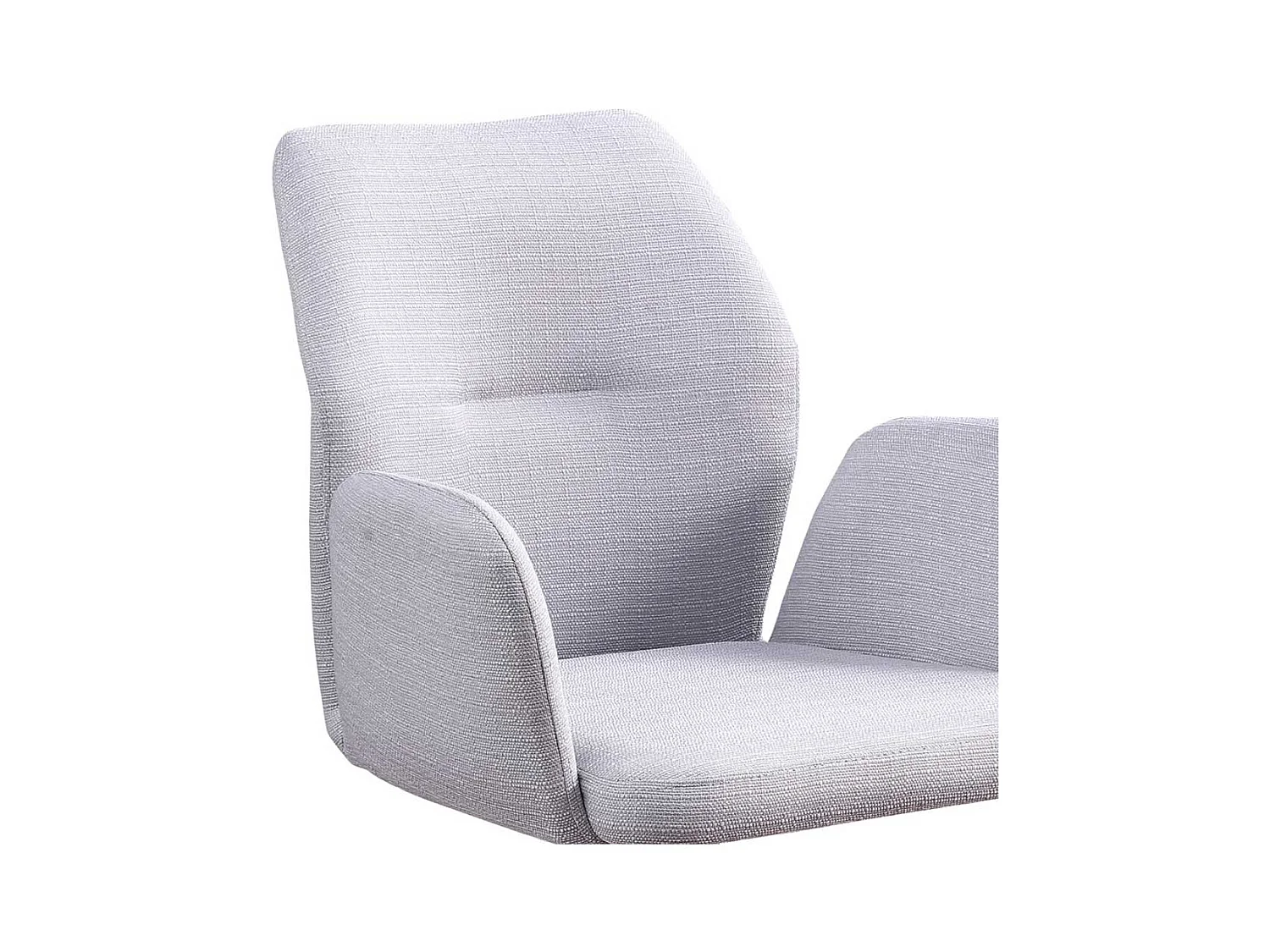 Polsterstuhl mit Armlehnen Strukturstoff