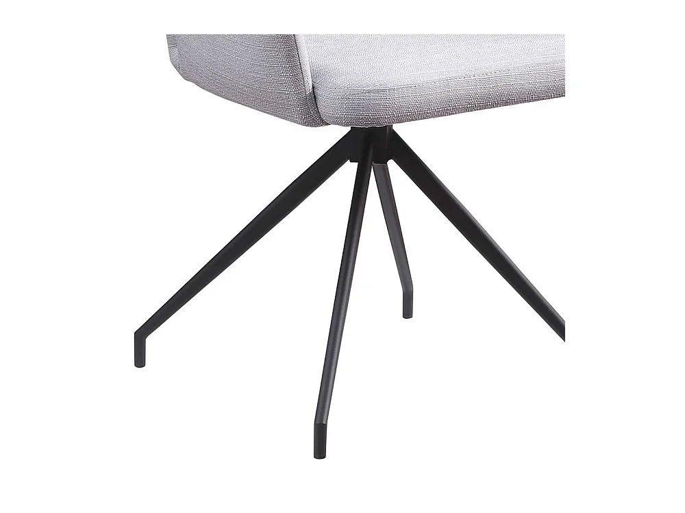 Polsterstuhl mit Armlehnen Strukturstoff