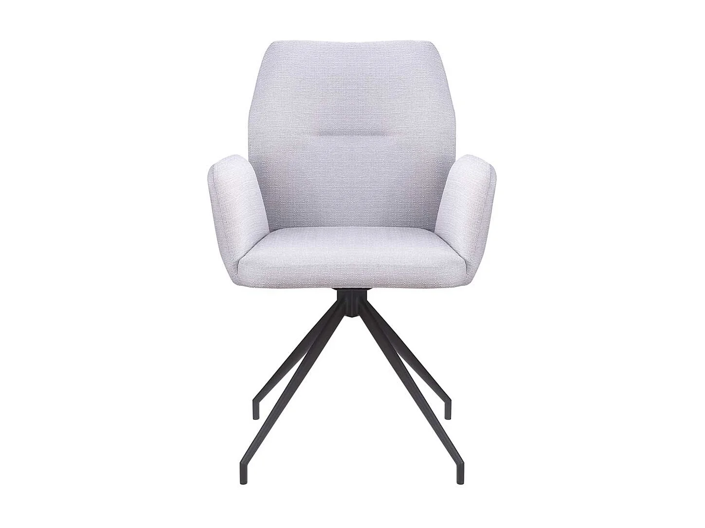 Polsterstuhl mit Armlehnen Strukturstoff