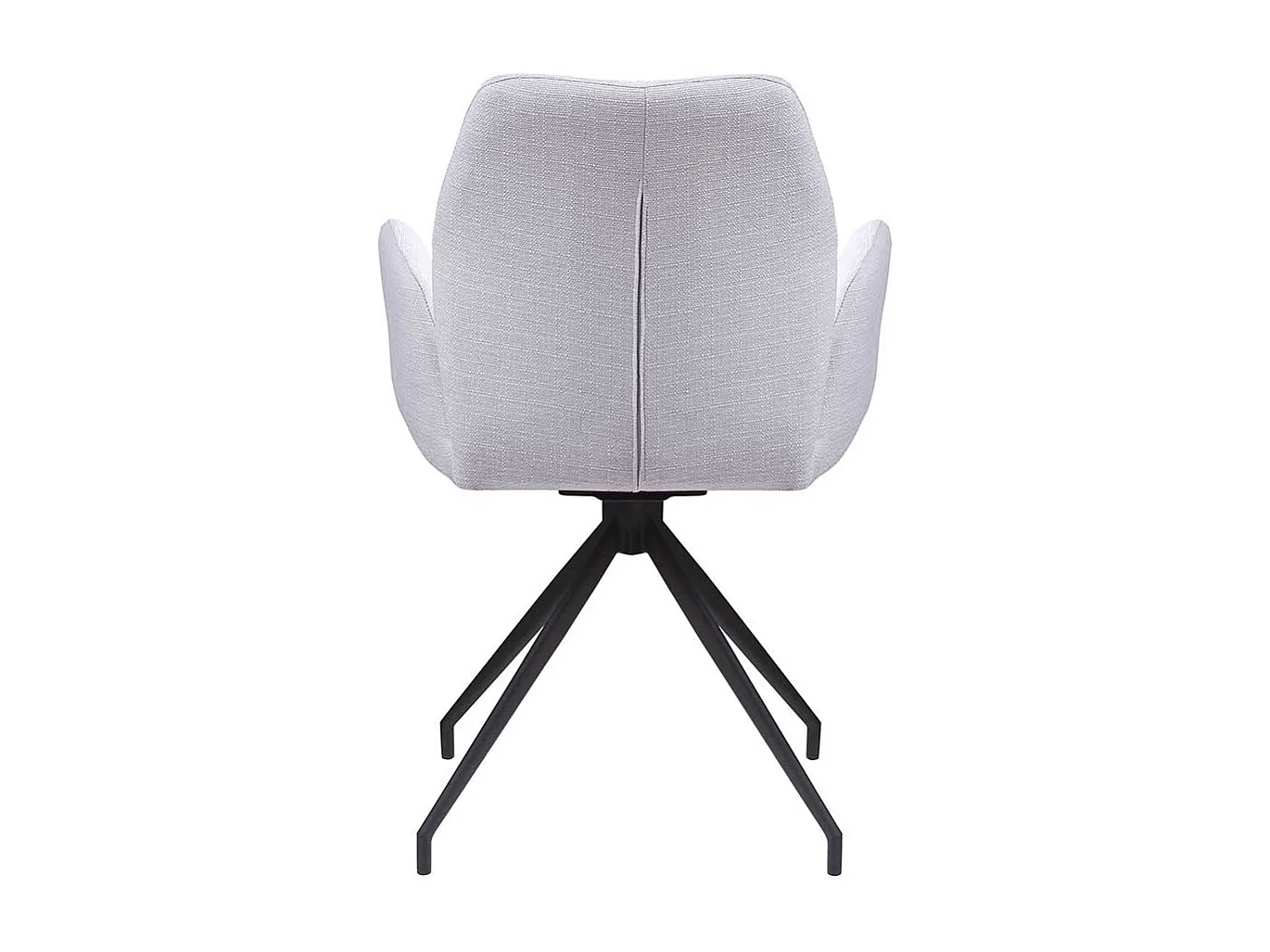 Polsterstuhl mit Armlehnen Strukturstoff