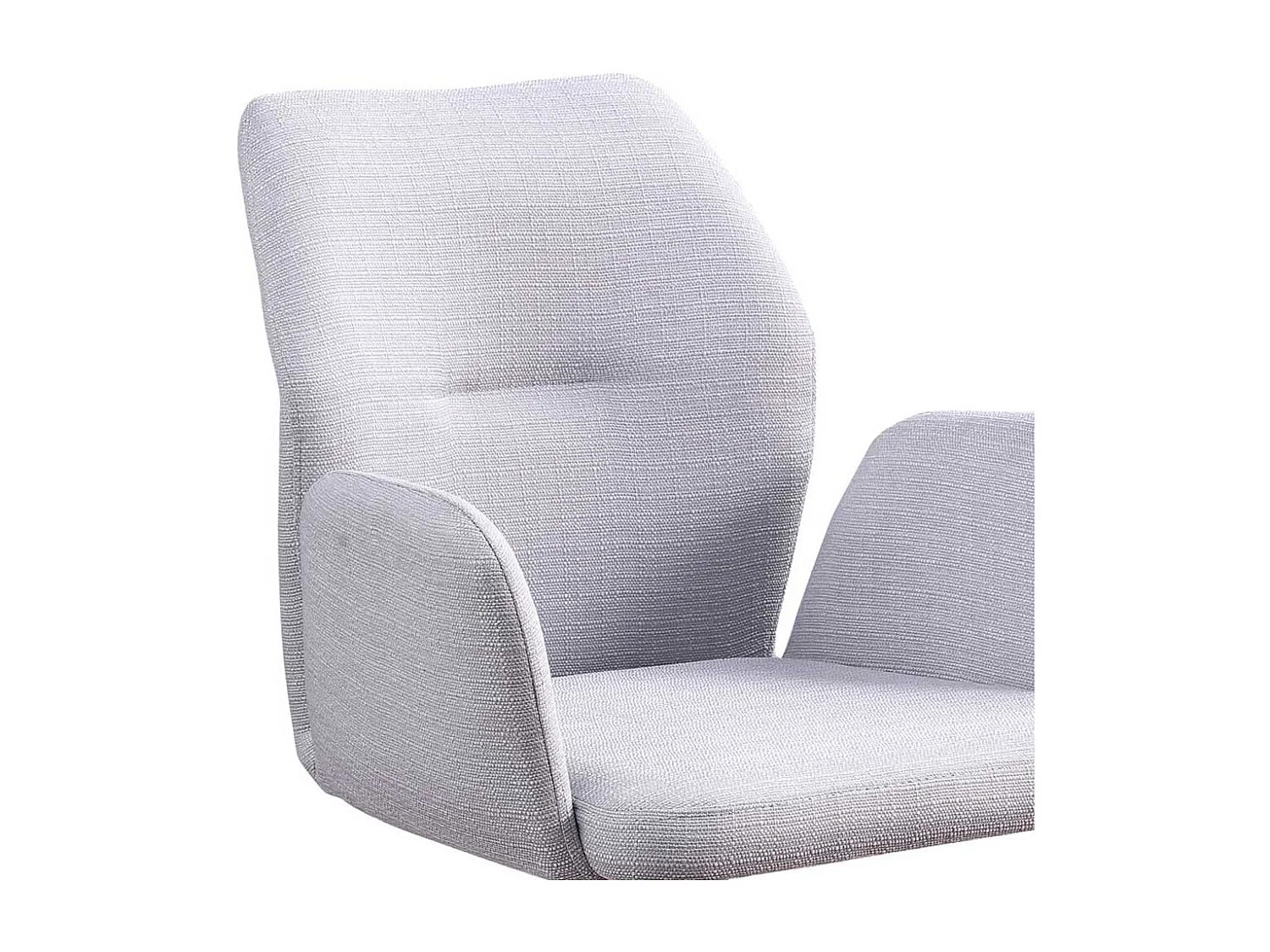 Polsterstuhl mit Armlehnen Strukturstoff