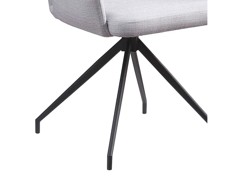 Polsterstuhl mit Armlehnen Strukturstoff