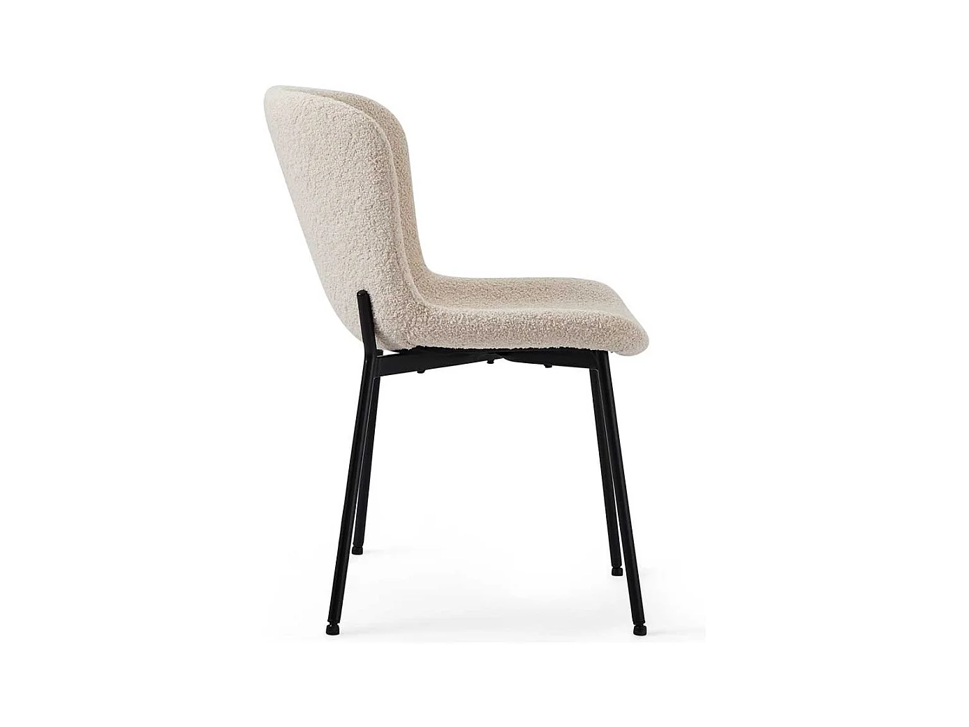 Essstuhl Stuhl K�che in Beige mit Gestell aus Metall (2er Set)