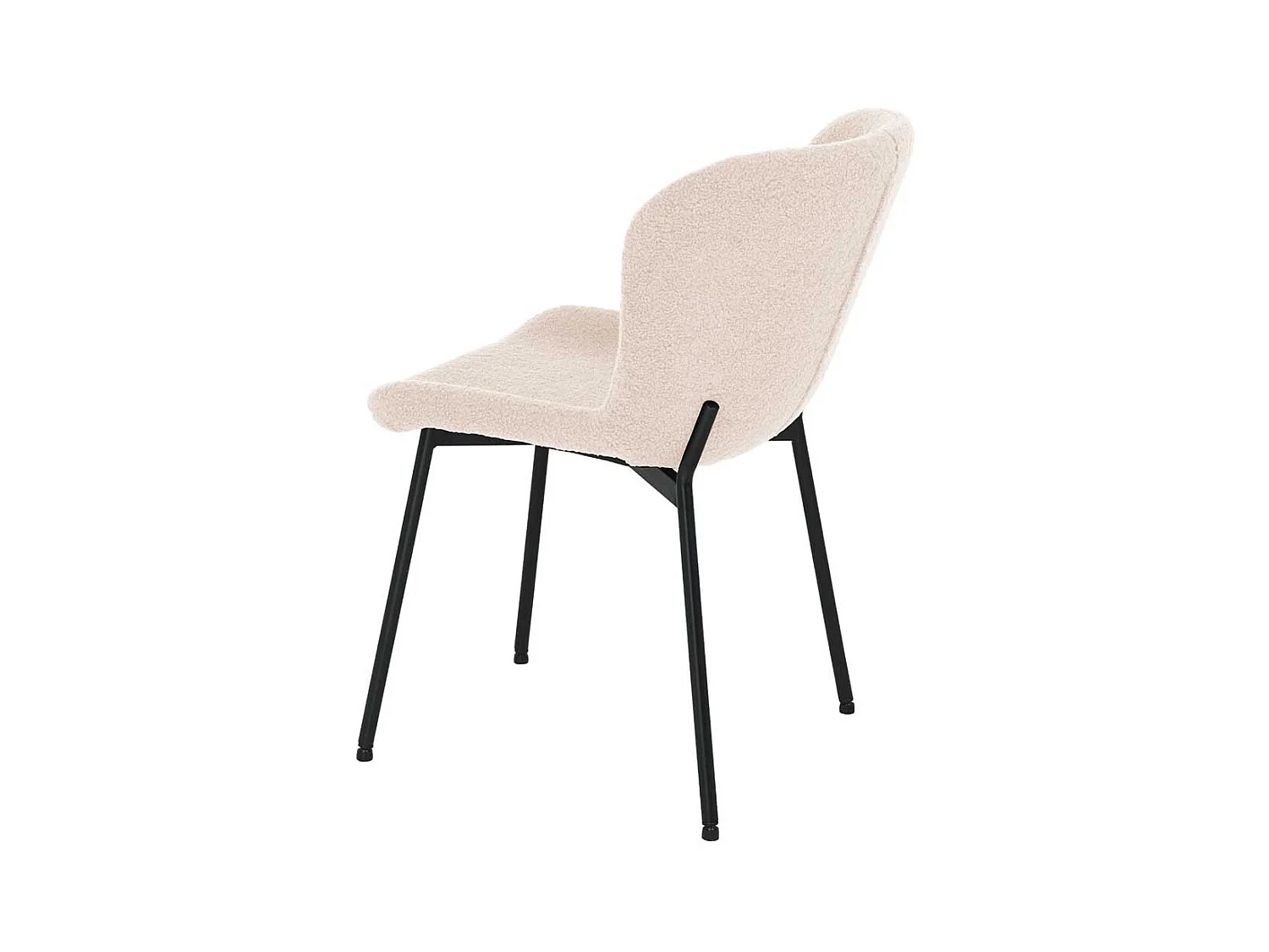 Essstuhl Stuhl K�che in Beige mit Gestell aus Metall (2er Set)