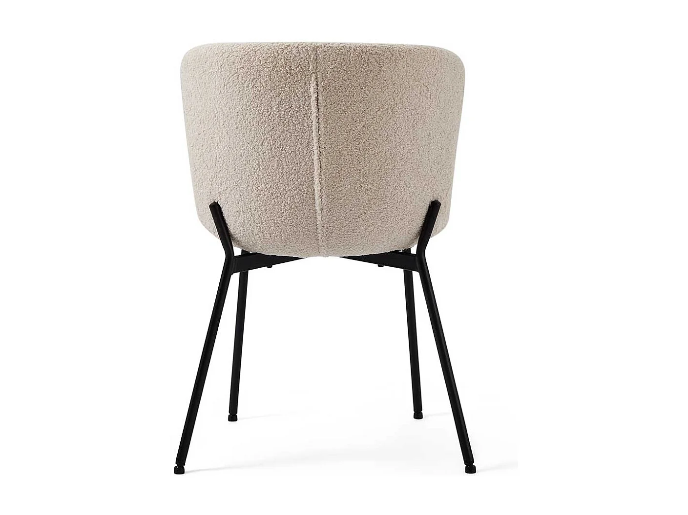 Essstuhl Stuhl K�che in Beige mit Gestell aus Metall (2er Set)