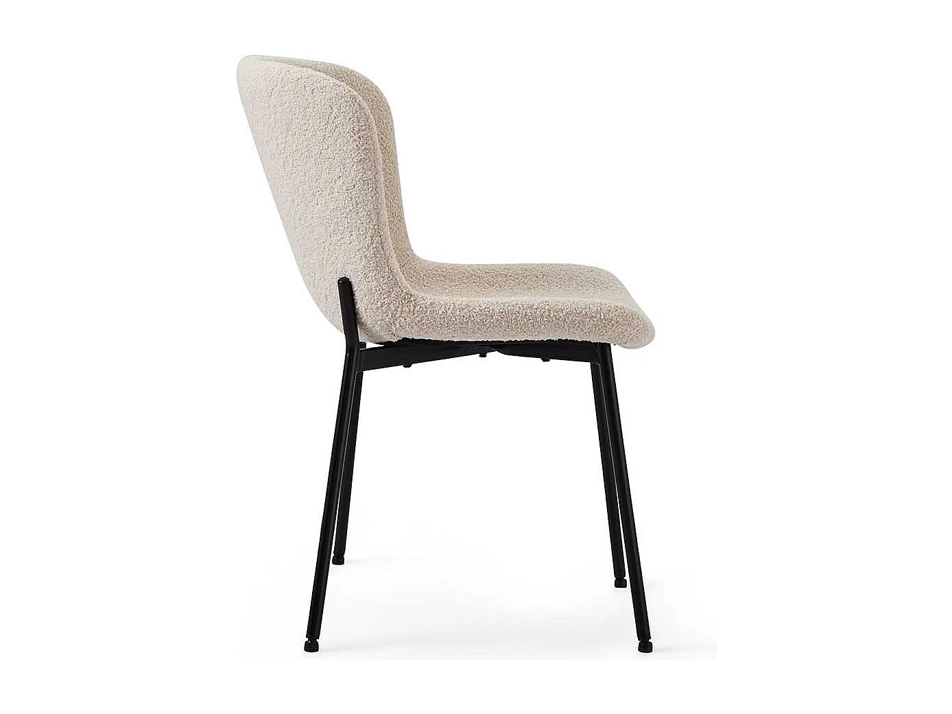 Essstuhl Stuhl K�che in Beige mit Gestell aus Metall (2er Set)