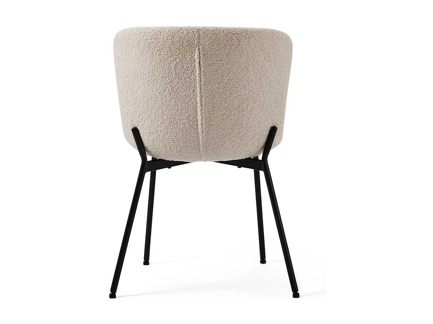 Essstuhl Stuhl K�che in Beige mit Gestell aus Metall (2er Set)