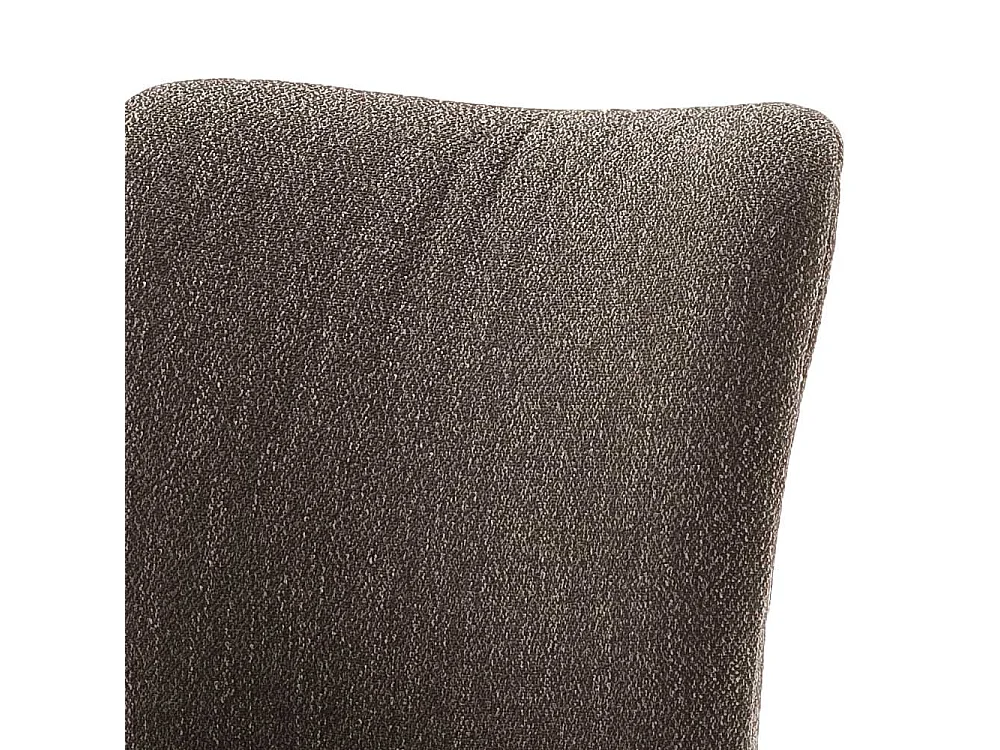 Stoff St�hle in Hellbraun und Schwarz drehbar (2er Set)