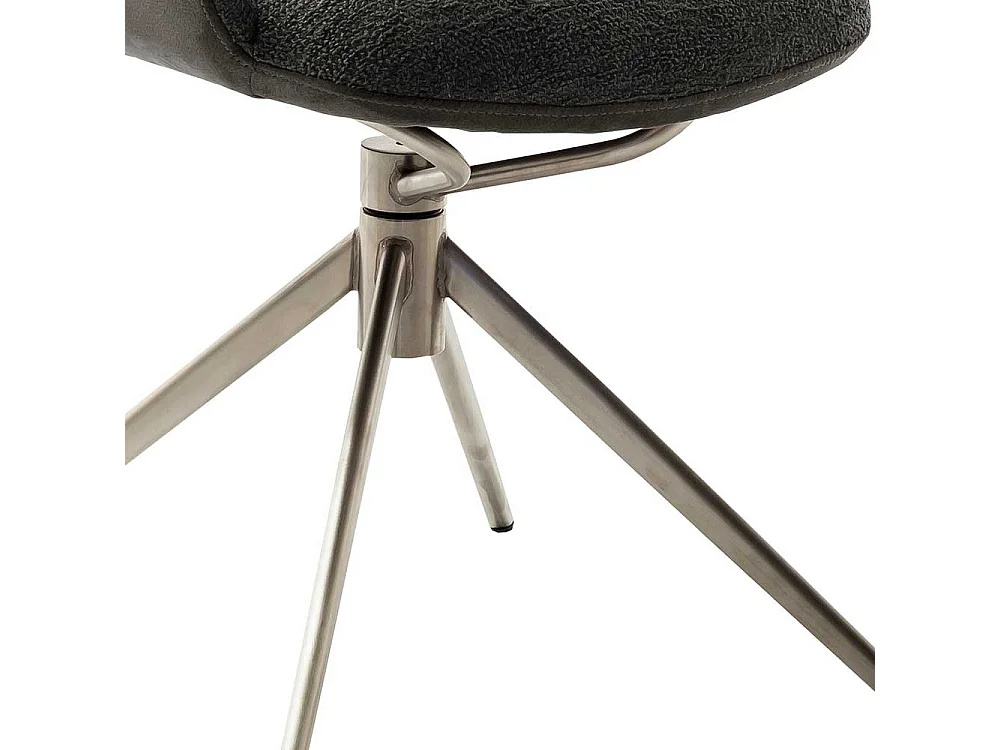 Esszimmerstuhl mit Taschenfederkern Gestell aus Metall (2er Set)