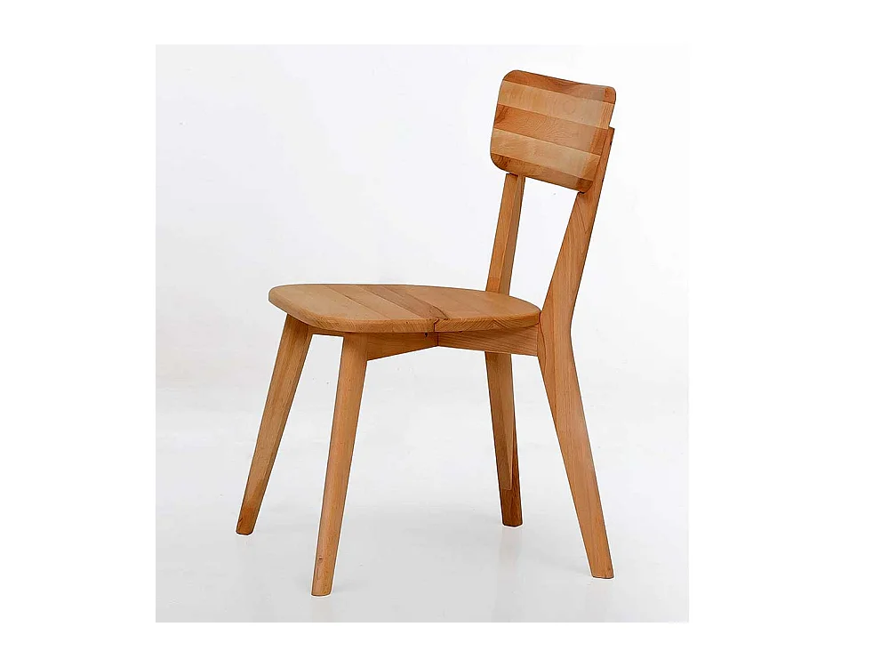 Küchenstuhl aus Kernbuche Massivholz geölt