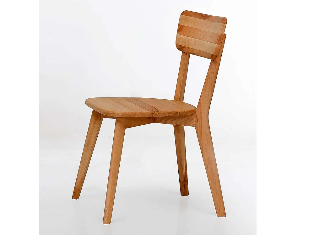 Küchenstuhl aus Kernbuche Massivholz geölt