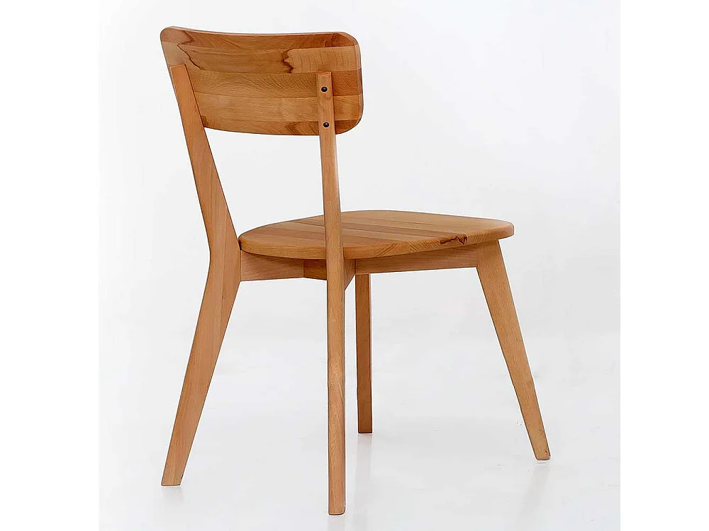 Küchenstuhl aus Kernbuche Massivholz geölt