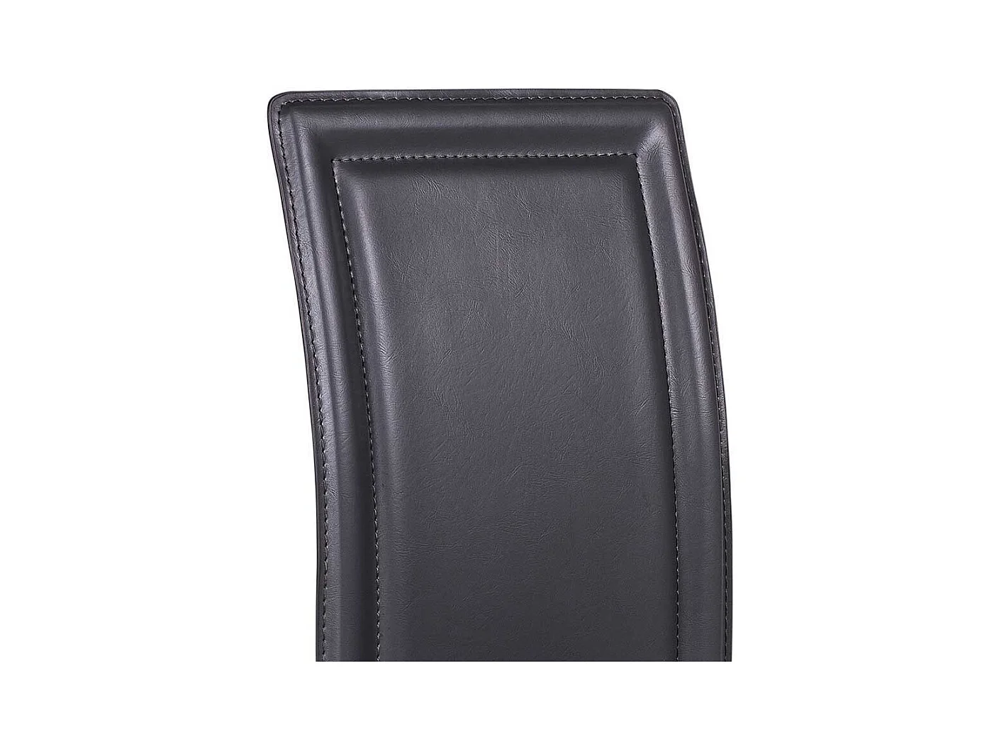 Stuhl in Anthrazit Kunstleder Esszimmer (4er Set)