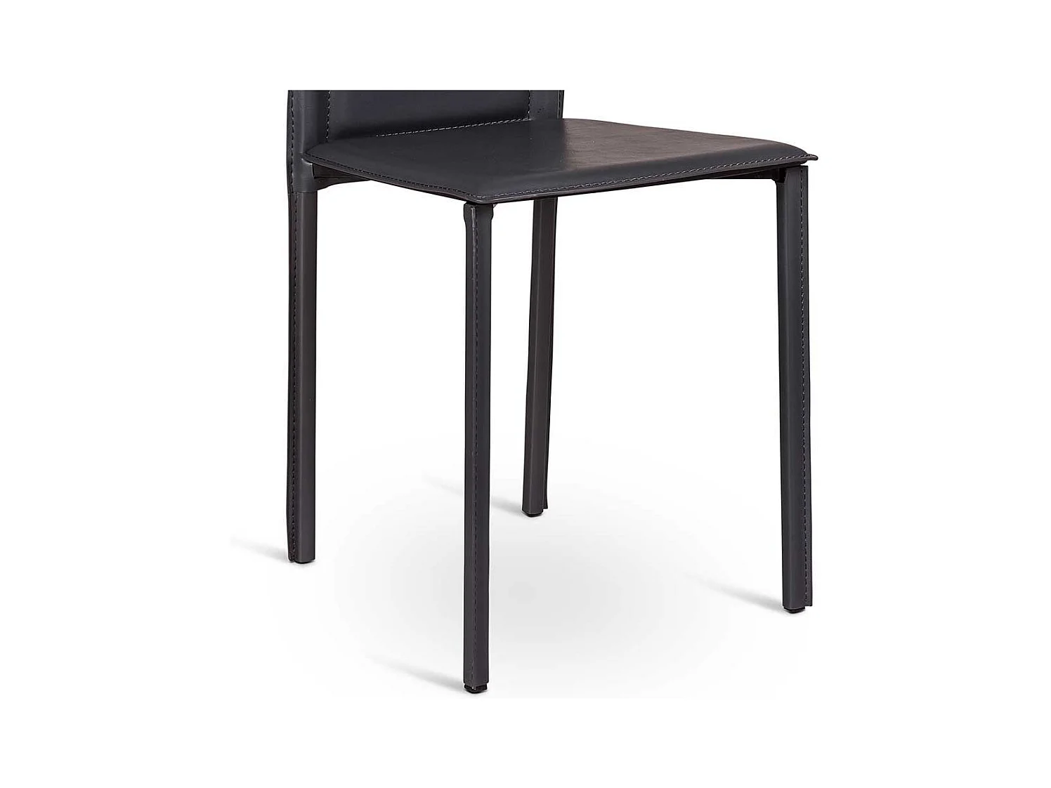 Stuhl in Anthrazit Kunstleder Esszimmer (4er Set)