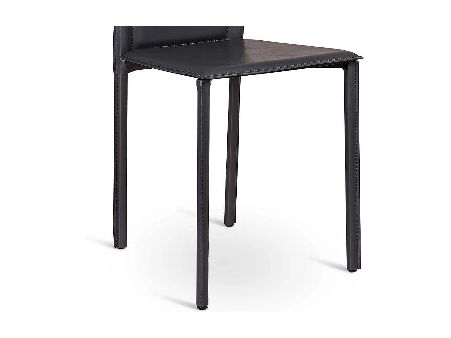 Stuhl in Anthrazit Kunstleder Esszimmer (4er Set)