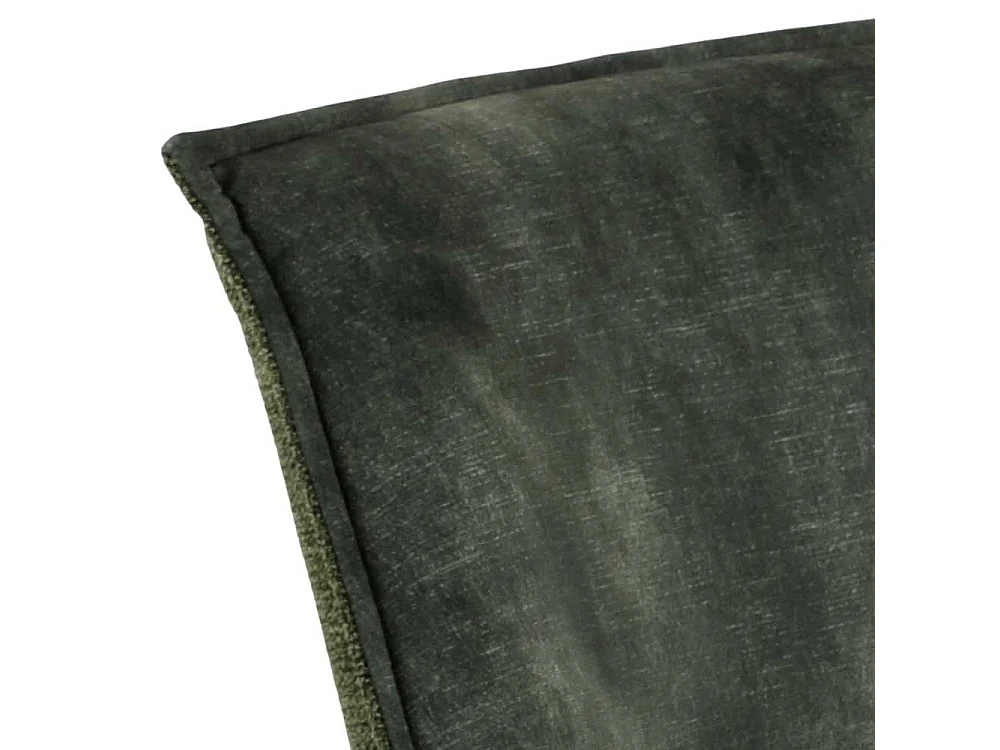 Polsterstuhl Esszimmer in Dunkelgrün Gestell aus Metall (4er Set)