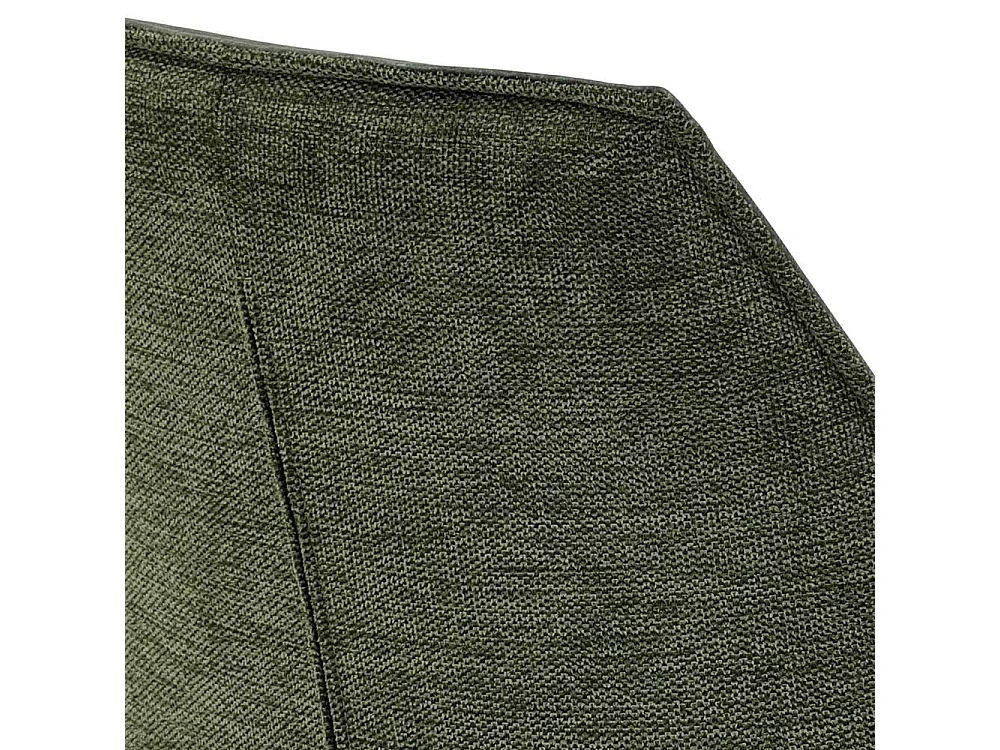 Polsterstuhl Esszimmer in Dunkelgrün Gestell aus Metall (4er Set)