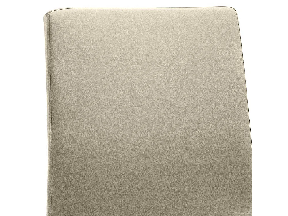 Polsterstuhl in Taupe Silberfarben