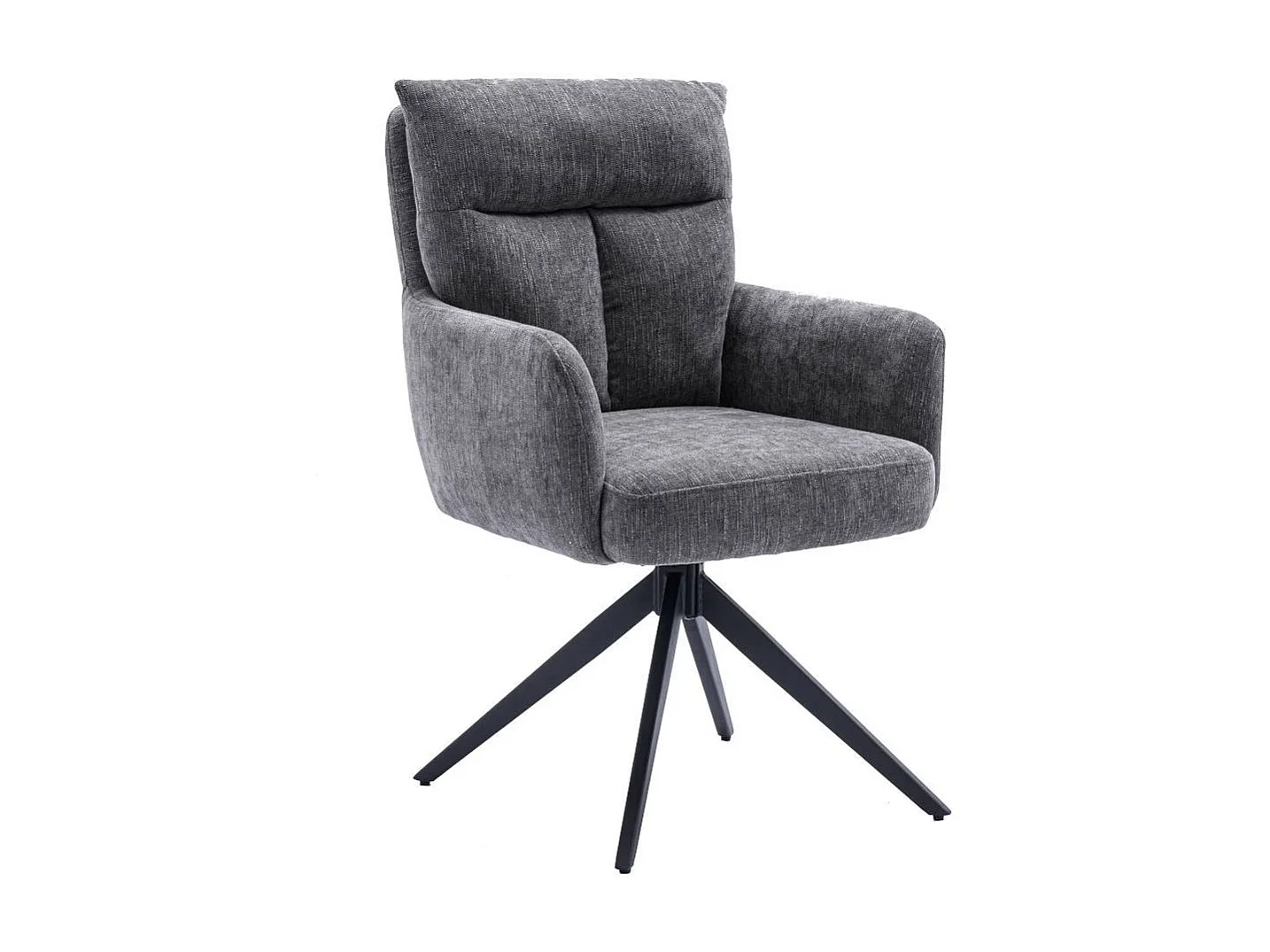 Esszimmerstuhl Polsterstuhl mit Armlehnen und hoher Rückenlehne (2er Set)