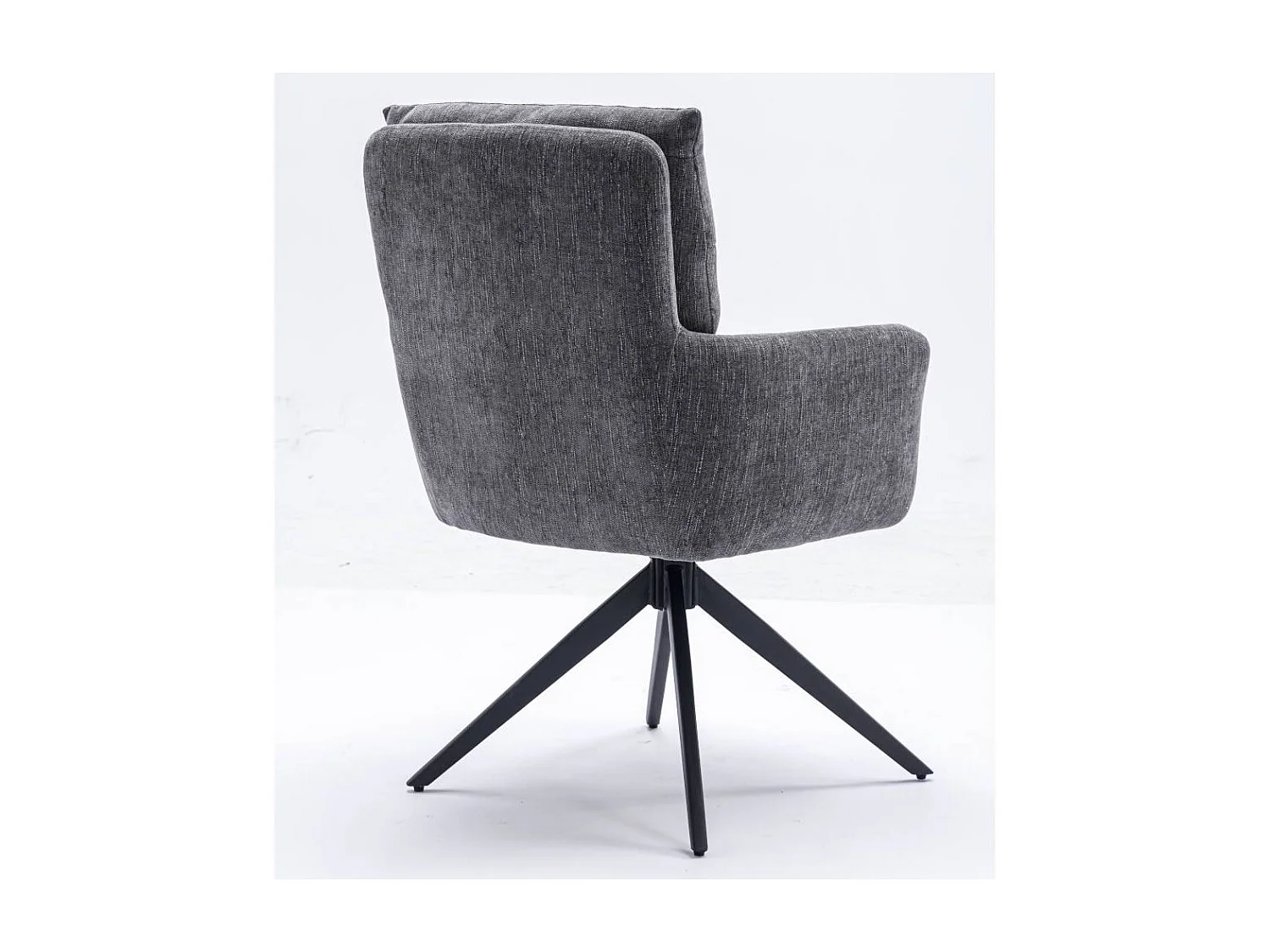 Esszimmerstuhl Polsterstuhl mit Armlehnen und hoher Rückenlehne (2er Set)